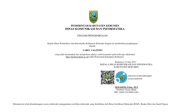 CSIRT Kebumen